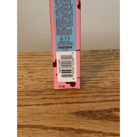 Lime Crime Wet Cherry color FROZEN CHERRY full size NIN Blue Shimmer Glitter Ra - Picture 5 of 6